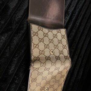 Vintage Gucci Brown Monogram Wallet
